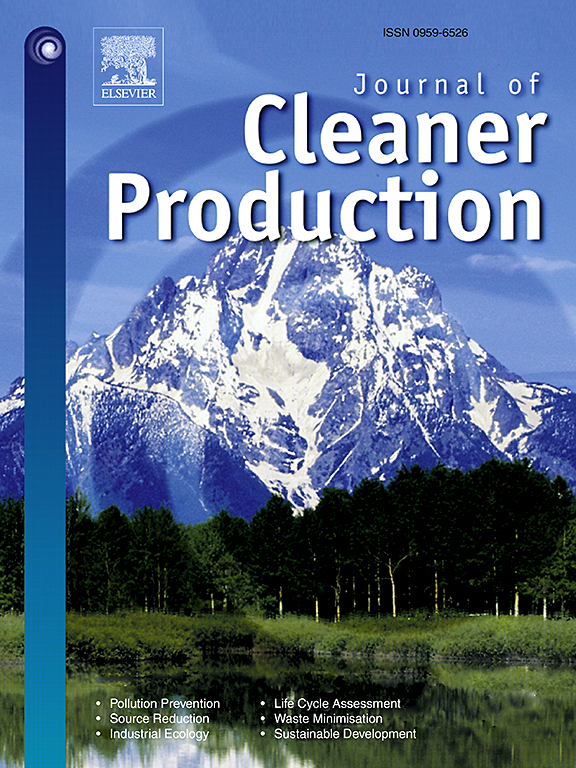 Go to journal home page - Journal of Cleaner Production